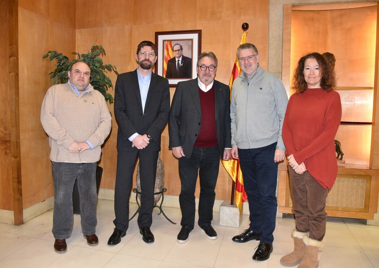 Visita institucional dels representants de l’Institut Català d’Investigació Química
