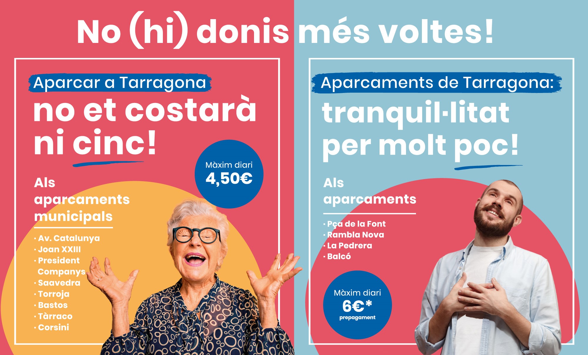 Aparcaments preu diari