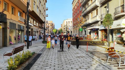 Peatonització carrer Canyelles projecte ZBE