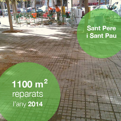 BIR - Metres quadrats St Pere i St Pau 2014