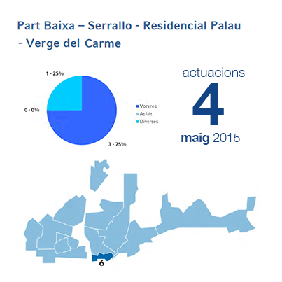 Estadístiques BIR maig - Part Baixa