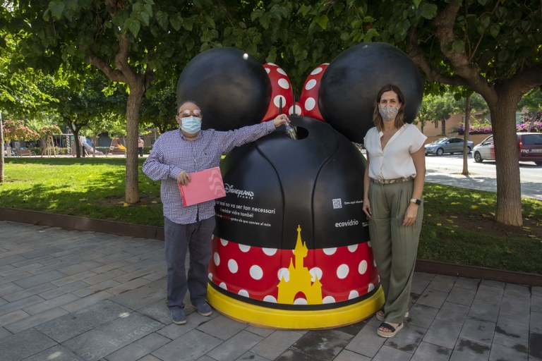 Tarragona participa en una campanya d'Ecovidrio i Disneyland París per fomentar la recollida selectiva de vidre