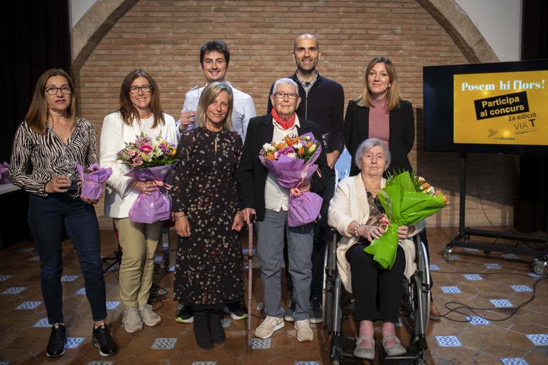 L’Espai Botet City Cens i el restaurant Mas Rosselló s’enduen els premis de la 2a edició del concurs ‘Posem-hi flors’
