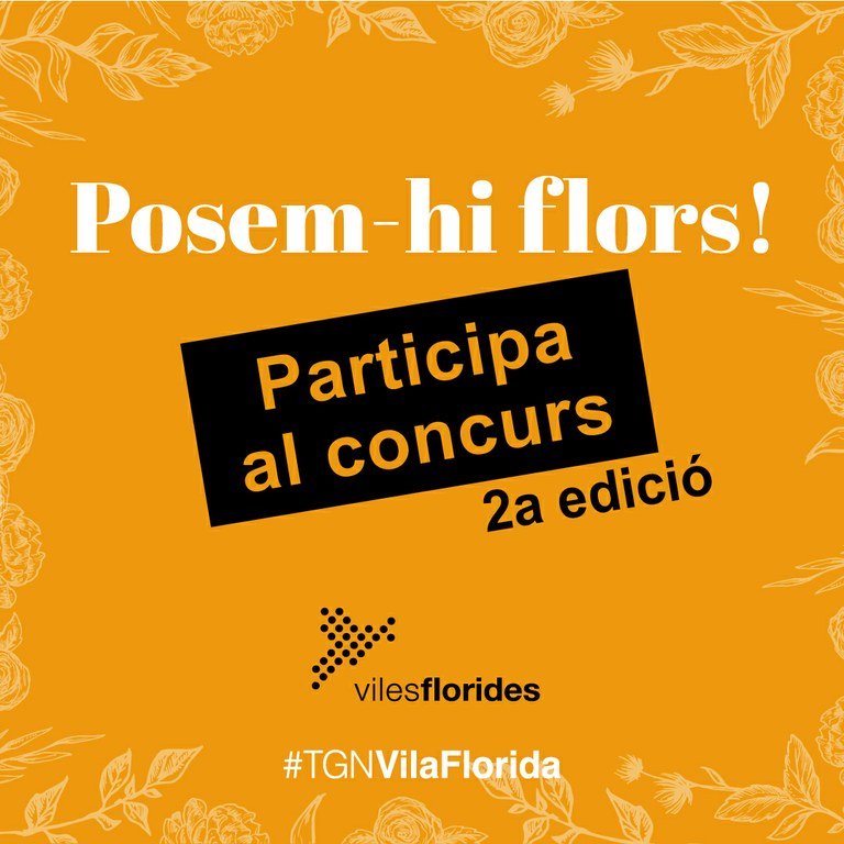 La segona edició del concurs Posem-hi Flors! ja compta amb 30 participants