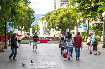 Tarragona reprèn el funcionament de les fonts ornamentals que recirculen l’aigua: la Font del Centenari i de la Plaça Imperial