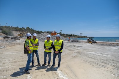 Finalitza la fase d'enderroc de la plataforma del Miracle
