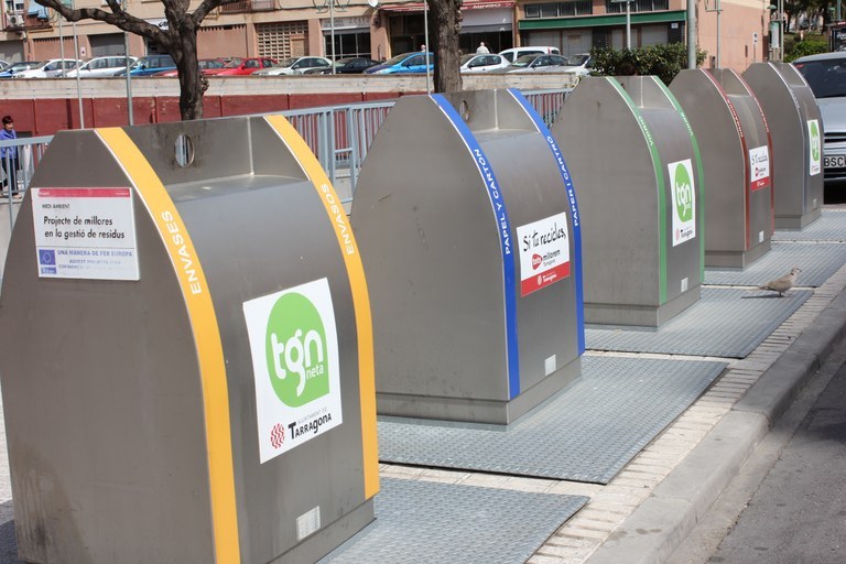 L’Ajuntament de Tarragona obre la licitació per eliminar sis illes de contenidors soterrats de la ciutat
