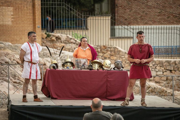 Vida quotidiana dels gladiadors. El dia a dia dels lluitadors de l'Amfiteatre - NOVETAT