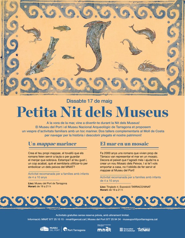La Petita Nit dels Museus: El mar en un mosaic