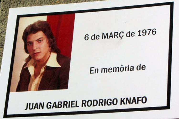Homenatge a Juan Gabriel Rodrigo Knafo