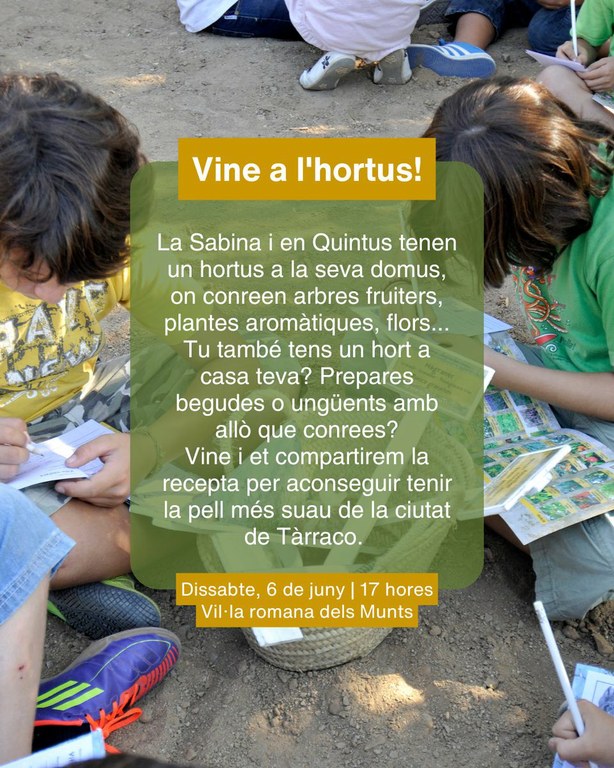 Vine al MNAT en família | Vine a l'hortus!