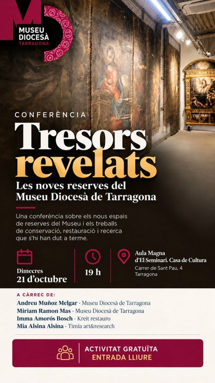Tresors revelats. Les noves reserves del Museu Diocesà de Tarragona