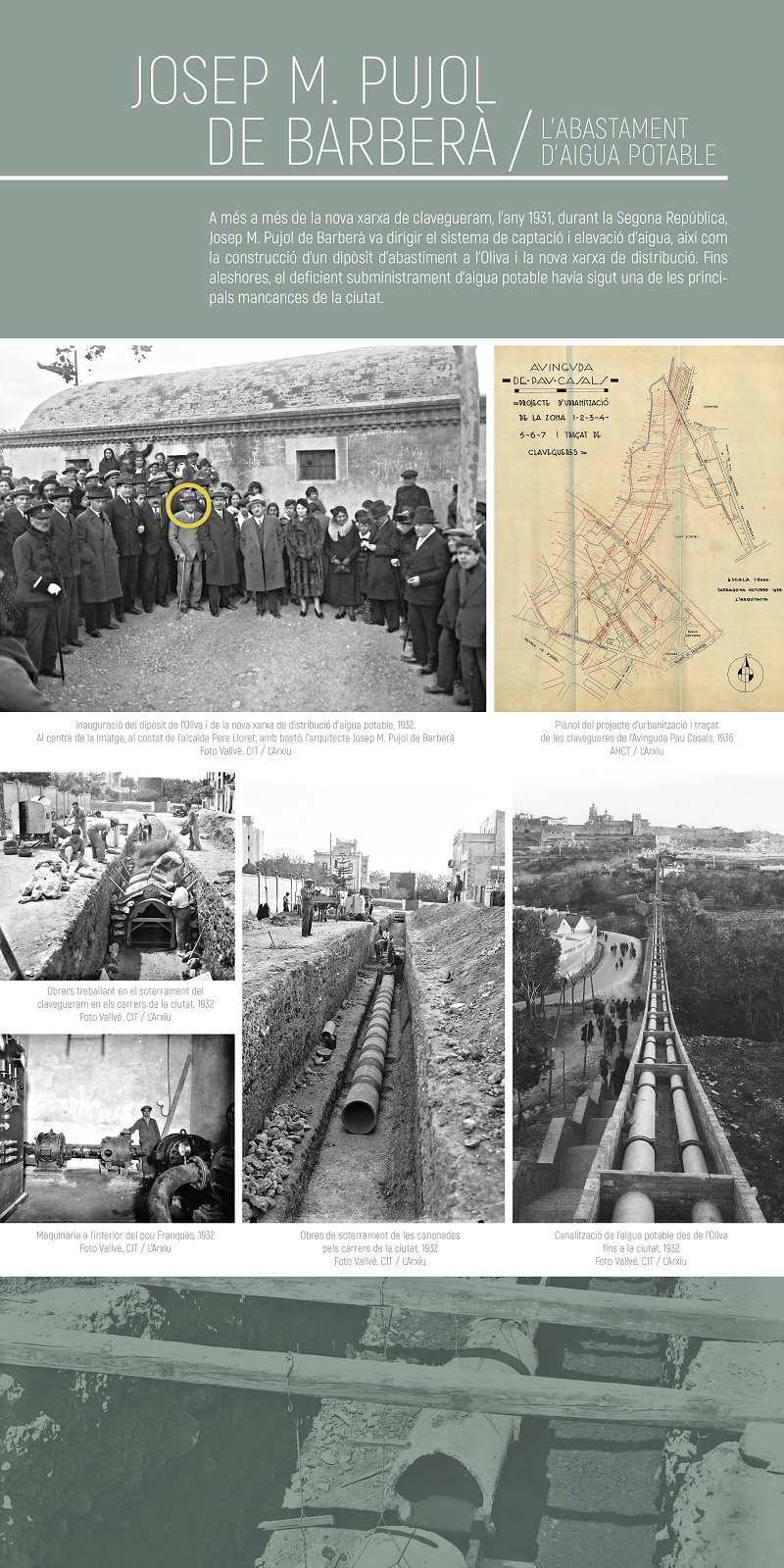 L'abastament d'aigua potable