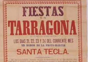 Santa Tecla. Cartells del fons municipal 