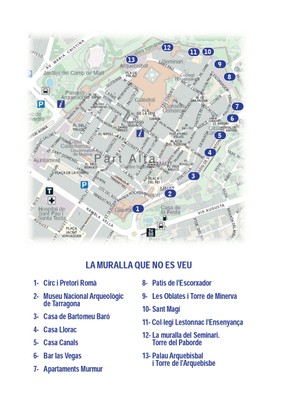 Plànol 9 - ruta la muralla que no es veu