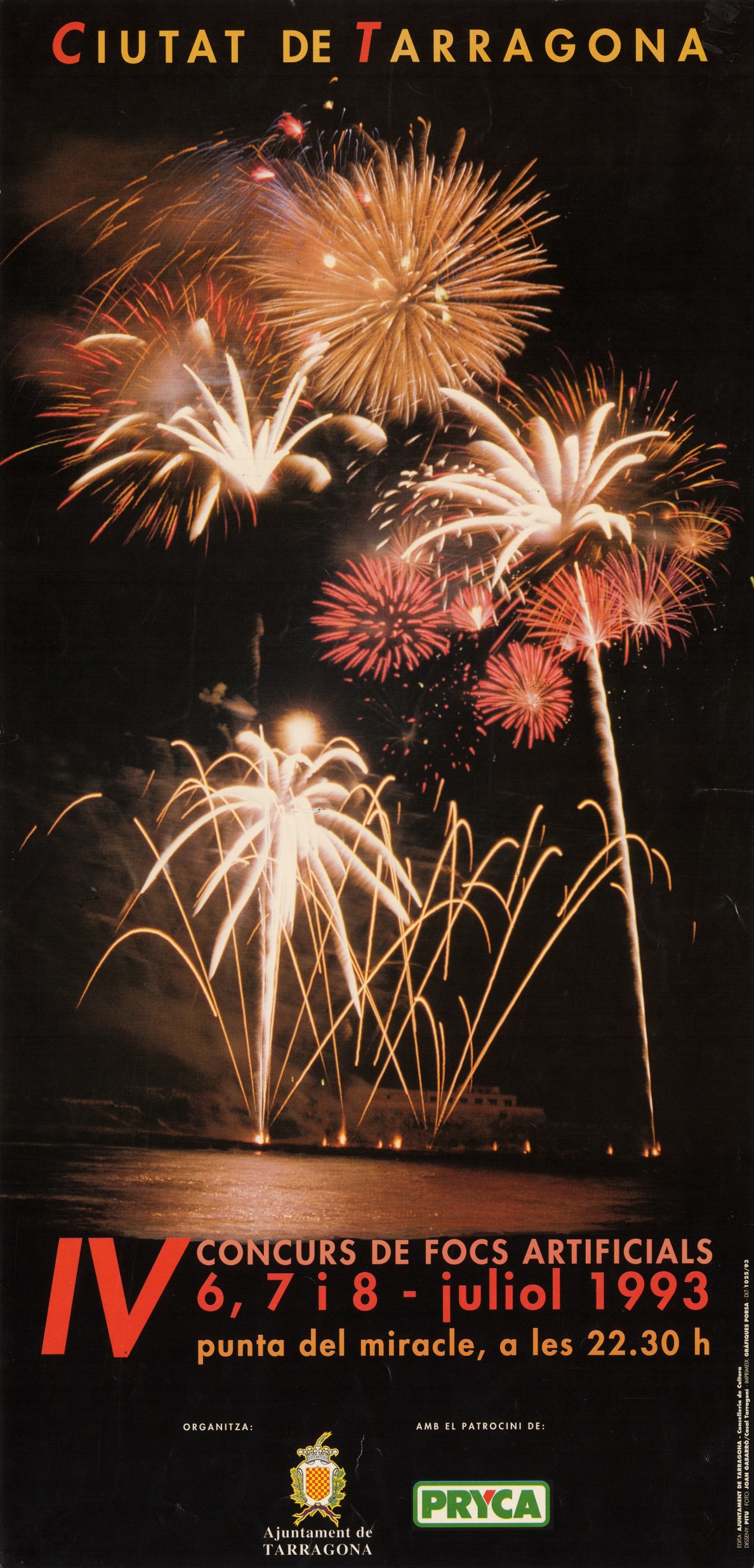 1993 Cartell Concurs de Focs