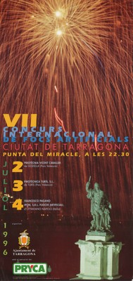 1996 Cartell Concurs de Focs