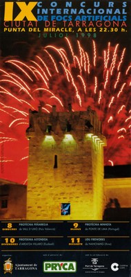 1998 Cartell Concurs de Focs