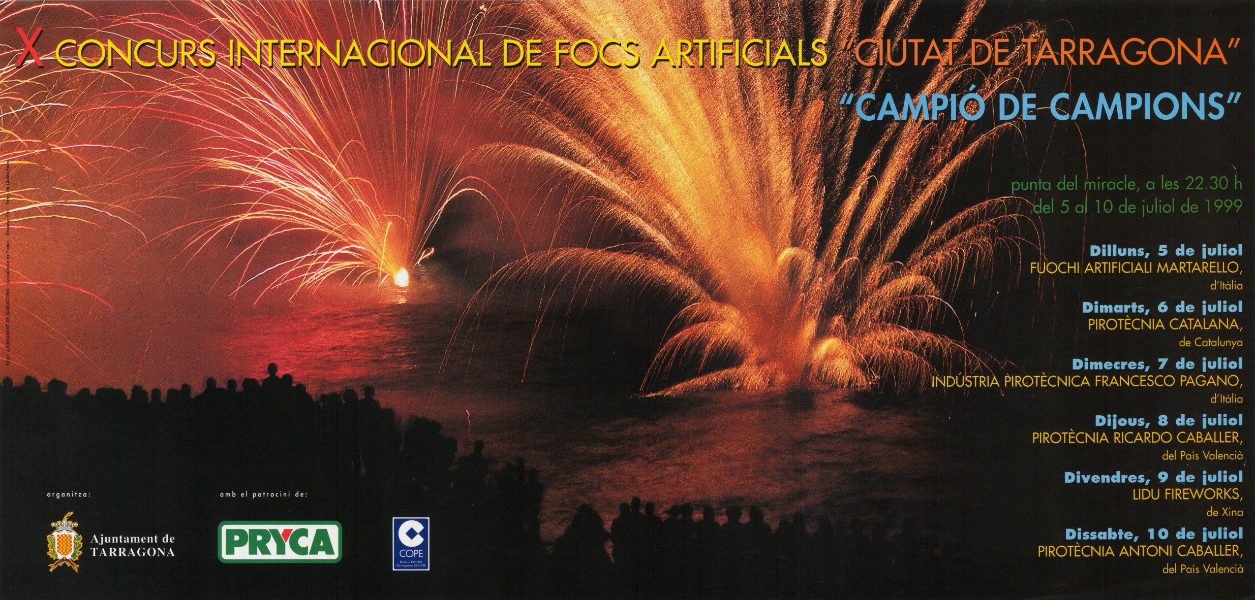 1999 Cartell Concurs de Focs