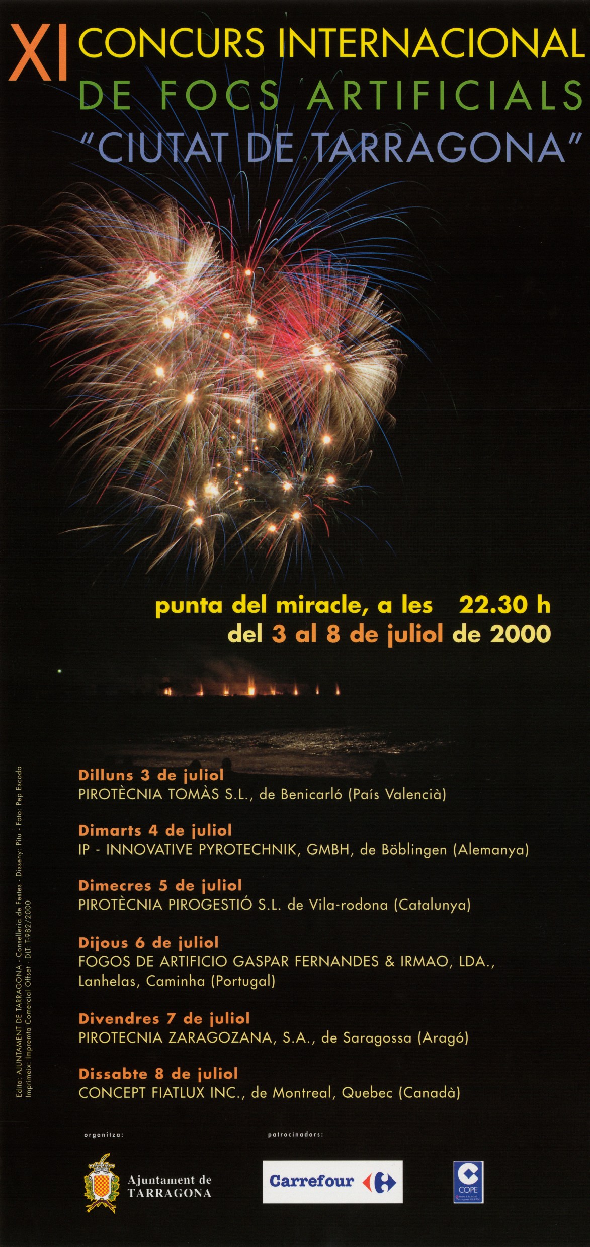 2000 Cartell Concurs de Focs