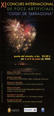 2000 Cartell Concurs de Focs