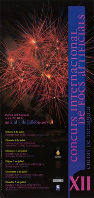 2001 Cartell Concurs de Focs
