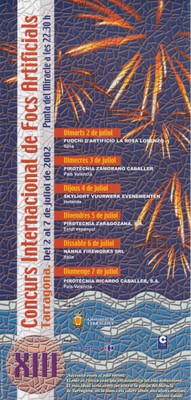 2002 Cartell Concurs de Focs