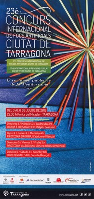 2013 Cartell Concurs de Focs