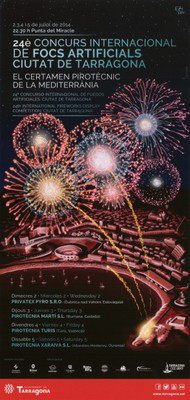 2014 Cartell Concurs de Focs
