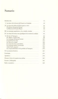 Tarragona Mayo – Junio 1811. Una ciudad sitiada durante la Guerra del Francés - Índex