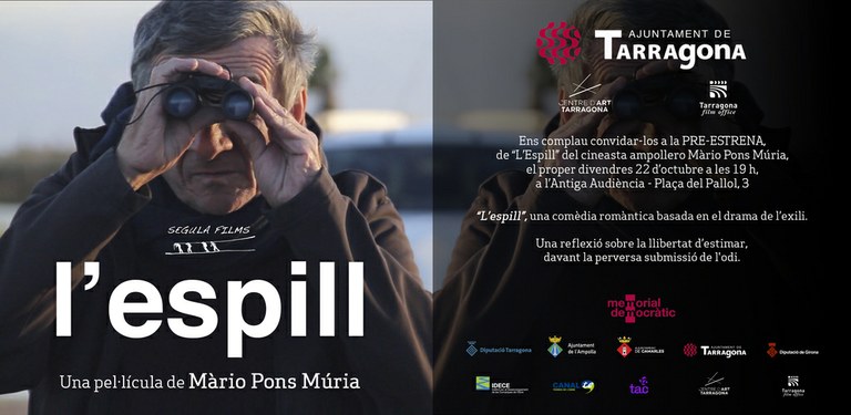 Tarragona acull aquest divendres la preestrena del llargmetratge 'L'espill'