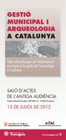 Jornada gestió municipal arqueologia Catalunya