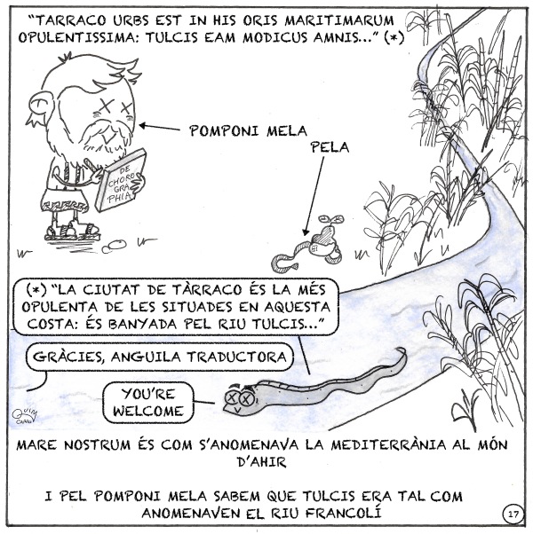 Vinyeta 17 — El riu Tulcis i la Cova de la Font Major