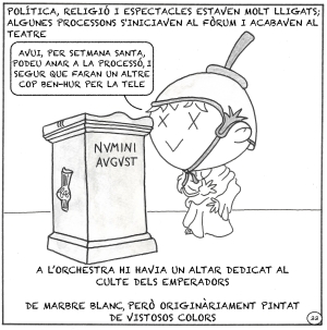 Vinyeta 33 — Altar consagrat a la divinitat d’August al teatre de Tàrraco