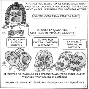 Vinyeta 35 — Evolució del teatre fins al segle XX i actuacions modernes