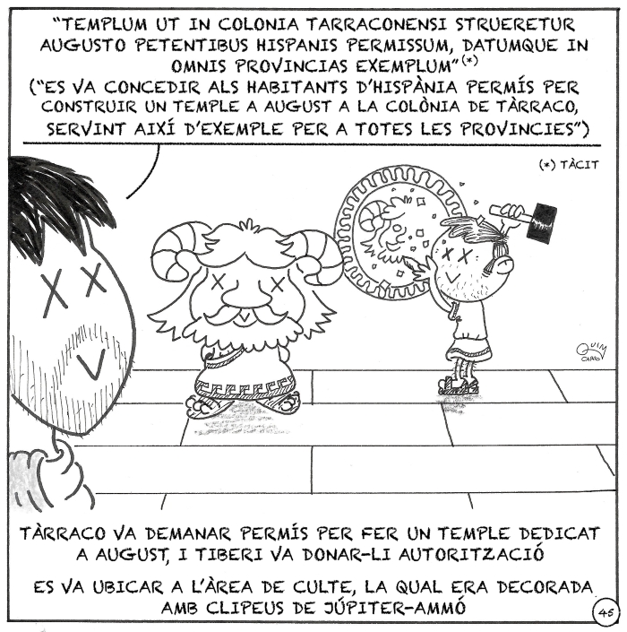 Vinyeta 45 — Temple d’August i culte imperial a Tàrraco