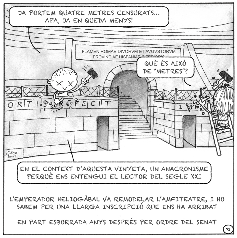 Vinyeta 72 — Inscripció d’Heliogàbal i damnatio memoriae