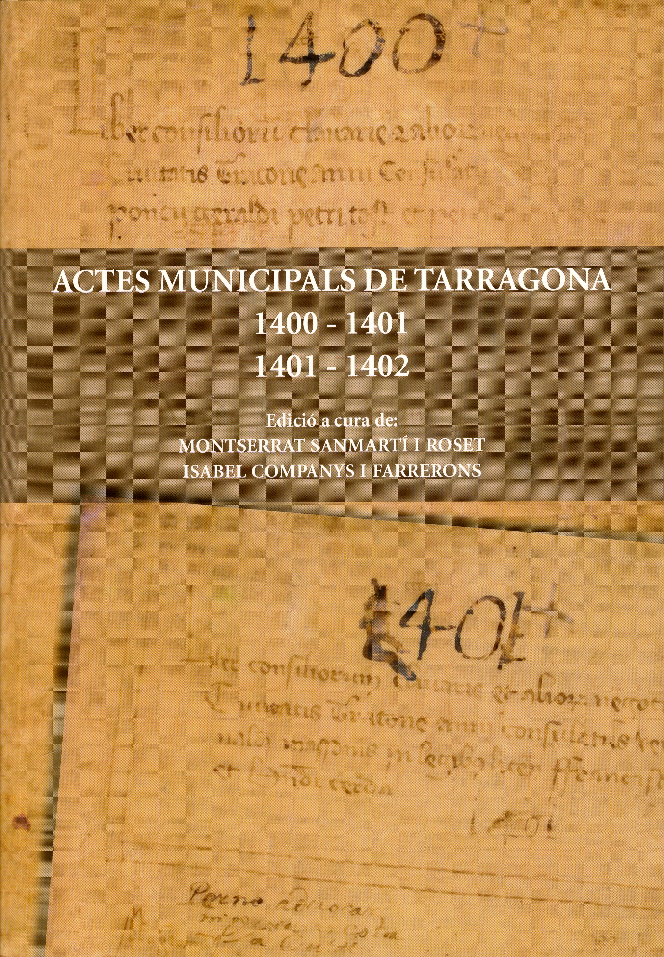 Portada actes 1400-1402