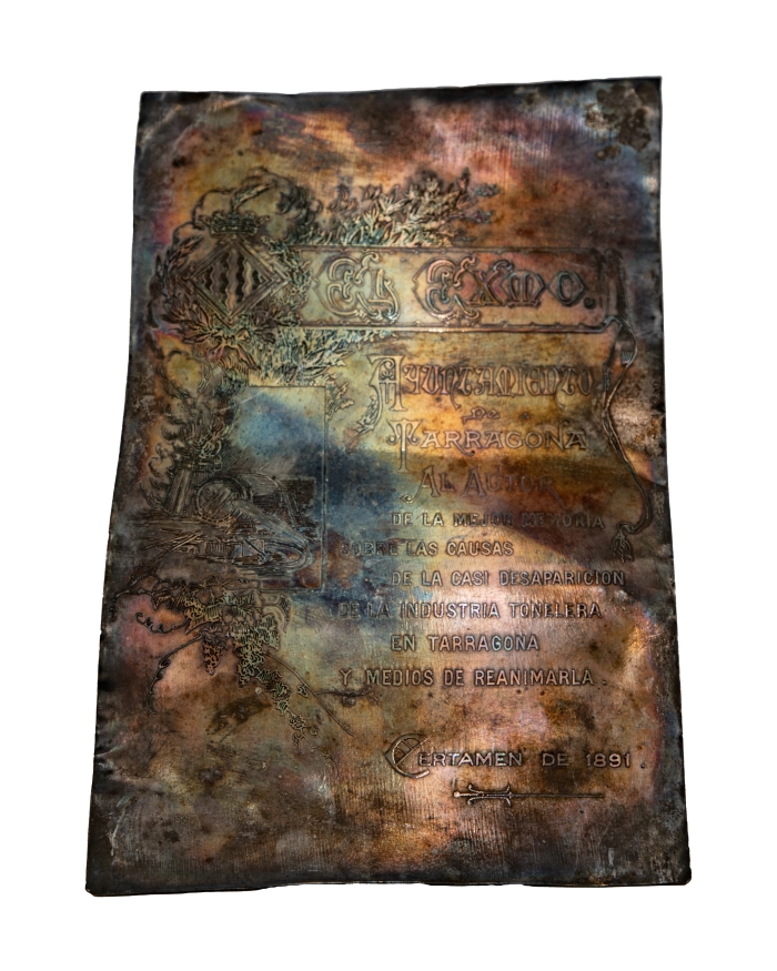 Placa dels boters - La peça del mes