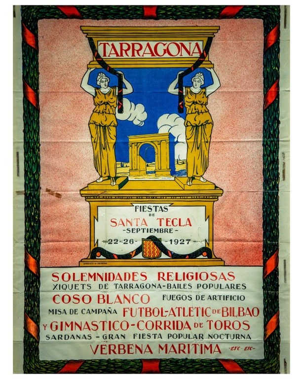 Cartell de Santa Tecla - La peça del mes
