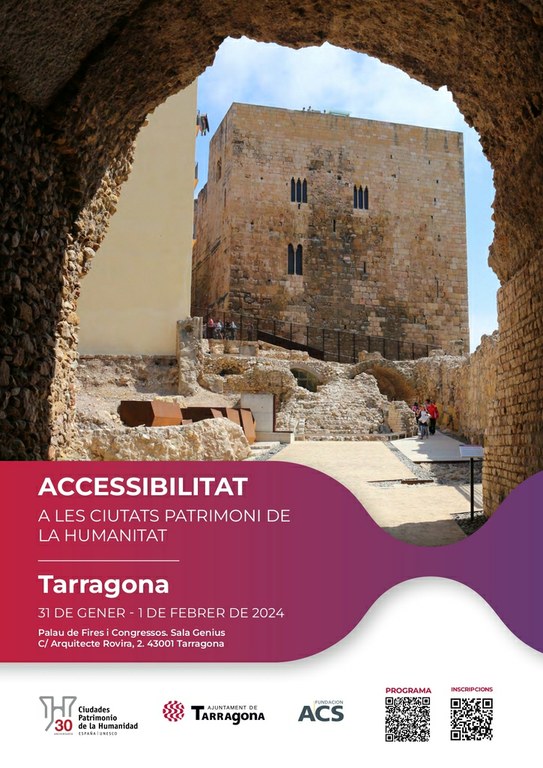 Tarragona ho té tot a punt per acollir el congrés "Accessibilitat a les ciutats patrimoni de la humanitat"