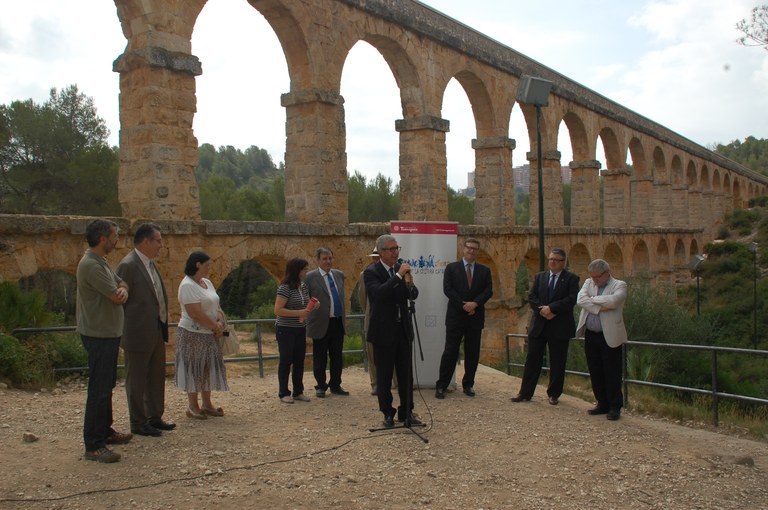 El parc ecohistòric del Pont del  Diable guanya el primer premi Hispania Nostra-Banco de Santander