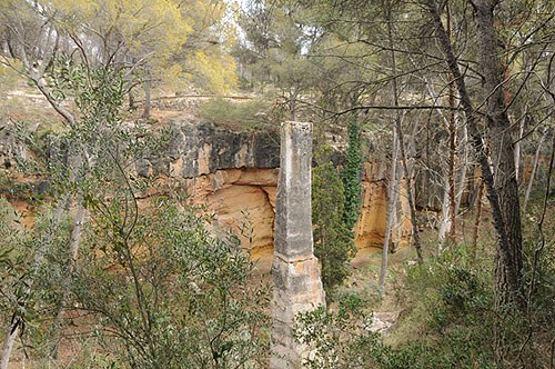 La pedrera romana del Mèdol tanca per obres de restauració 