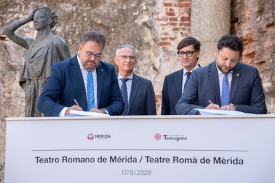 Tarragona i Mèrida impulsen una estratègia conjunta per situar el Patrimoni romà al centre de la projecció cultural