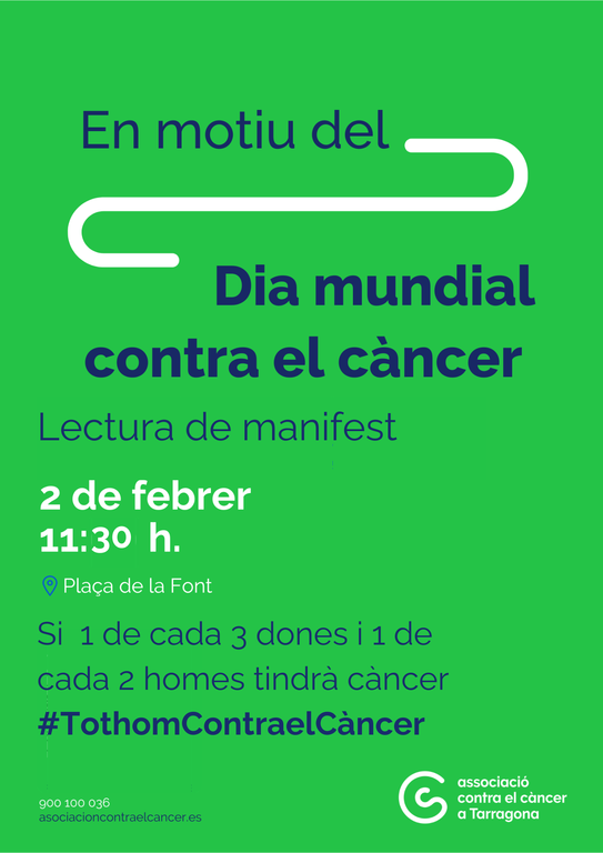 Dia mundial contra el càncer