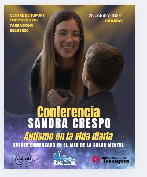 Conferencia Sandra Crespo: "Cómo manejar los retos del día a día en niños/as con autismo"