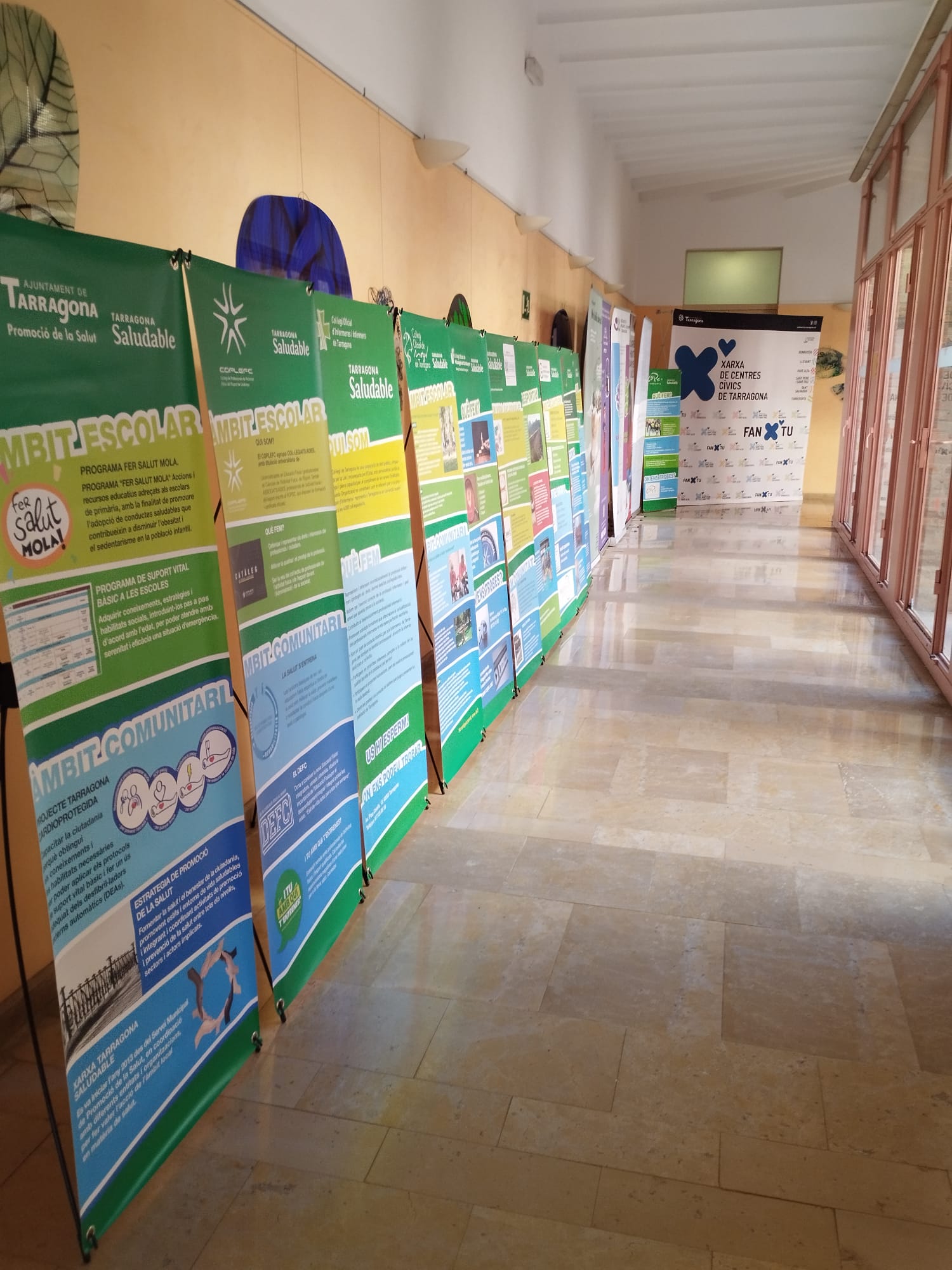 Exposició de les entitats de la Xarxa Tarragona Saludable