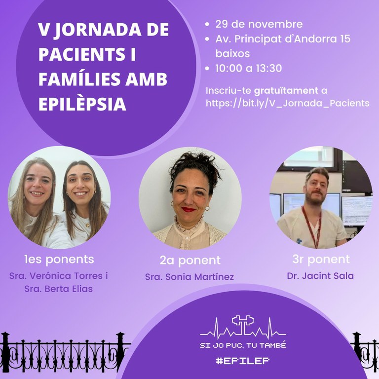 V Jornada de Pacients de l’Associació "Si jo puc, tu també #epilep"