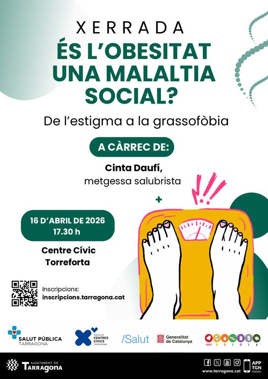 Xerrada "L'obesitat és una malaltia social. De l'estigma a la grassofòbia"