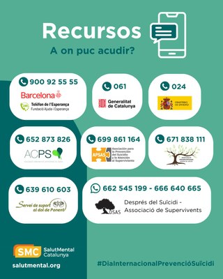 Suport a les persones amb ideació suïcida